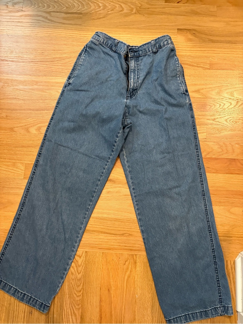 Men’s 100% Cotton Classic Relaxed Fit Blue Jeans